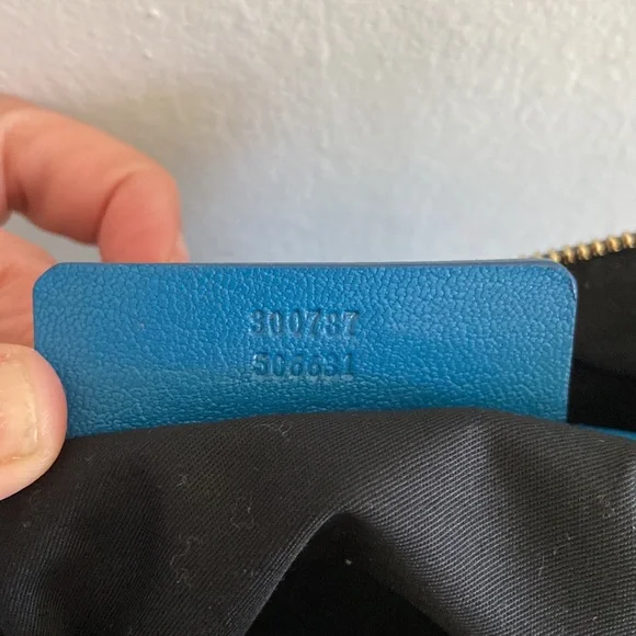 Alexander McQueen Petroleum Blue Suede De Manta Clutch - Picture 8 of 10